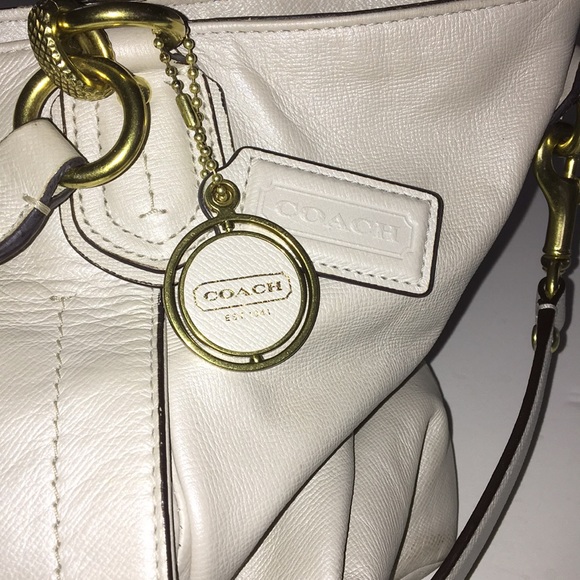 COACH Campbell Turnlock Pearl Izzy Satchel F1320 - Picture 7 of 8